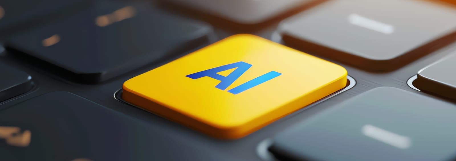 A button labelled AI on an interface